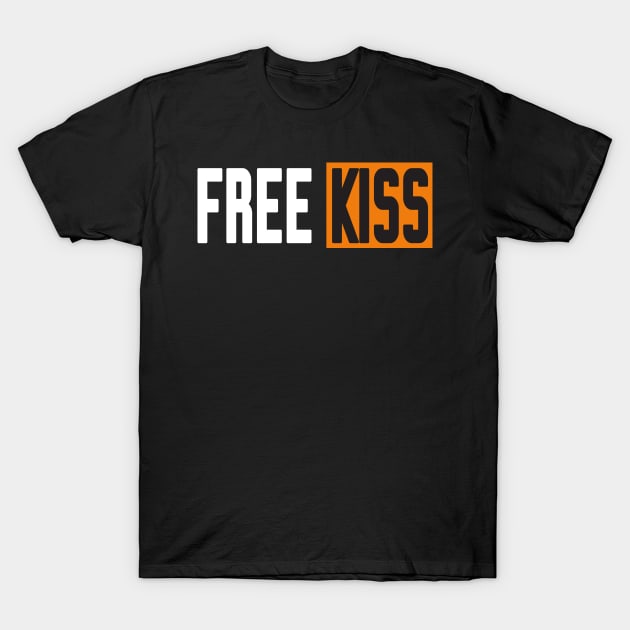 Free Kiss T-Shirt by WorkMemes